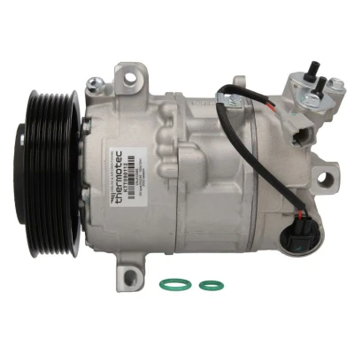 Abbildung von THERMOTEC KTT090112 Kompressor 6SEU 12 PAG 46 R 134a mit Kompressoröl RENAULT: SCENIC 3, GRAND MEGANE 3