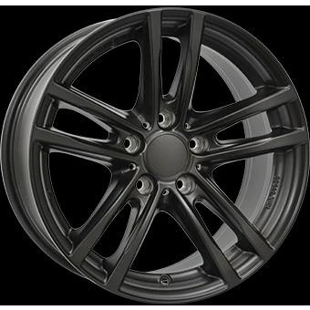 Abbildung von RIAL 5 loch 19Zoll 120mm Alufelge X10X MattSchwarz / Poliert 90937WZ14 Felge