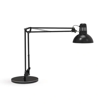 Abbildung von Maul LED Schreibtischlampe MAULstudy Verstellbare Stehlampe mit Gelenkarm für Büro, Arbeitszimmer und Schreibtisch Elegante Bürolampe aus Metall Inklusive Leuchtmittel Schwarz