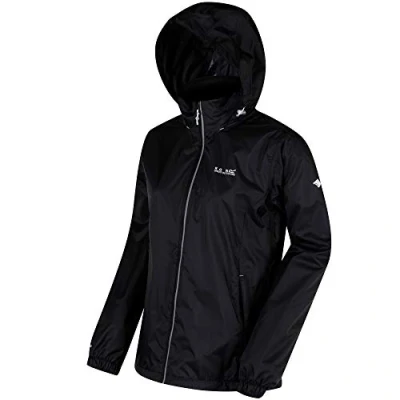Abbildung von Regatta Corinne Regenjacke / wasserabweisende Jacke, Damen, Größe: 36, Black