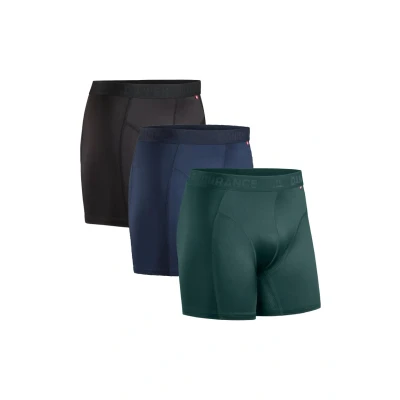 Abbildung von DANISH ENDURANCE Sport Boxershorts Mehrfarbig (1x Schwarz, 1x Blau, Grün) 3XL