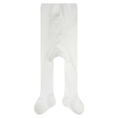 Abbildung von FALKE Unisex Baby Family B TI Baumwolle dick einfarbig 1 Stück Strumpfhose, 70 den, Weiß (Off White 2040), 74 80