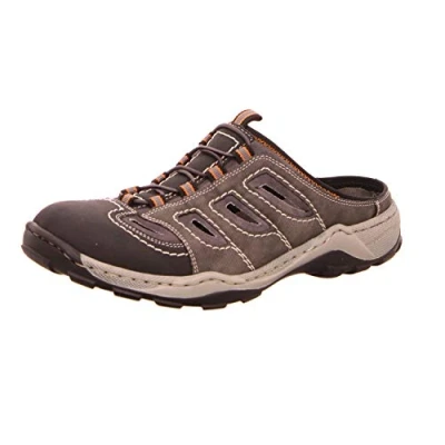 Abbildung von Rieker Herren 08096 Clogs, Grau (schwarz/rauch/rauch/00), 42 EU
