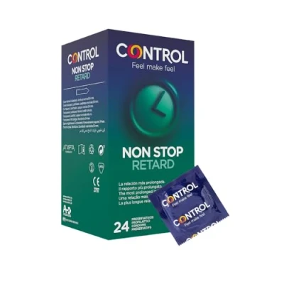 Abbildung von CONTROL RETARD Kondome aus Naturlatex mit verzögernder Wirkung 24 Stück.