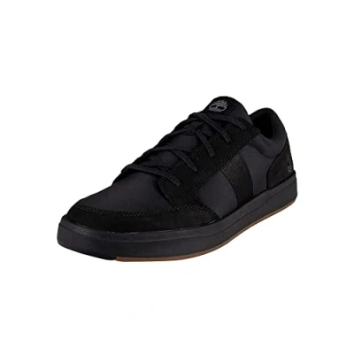 Abbildung von Timberland Herren Davis Square F/L Ox Basic Sneaker Low Top, Black Nubuck, 41 EU