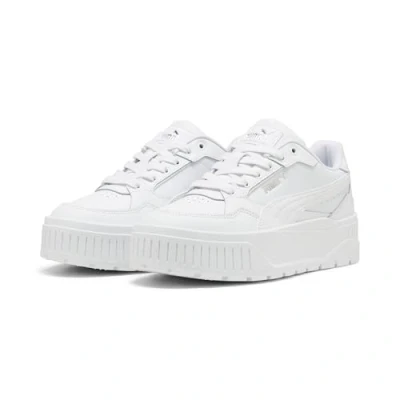 Abbildung von PUMA Damen Karmen II Idol Sneaker, White Silver, 37 EU