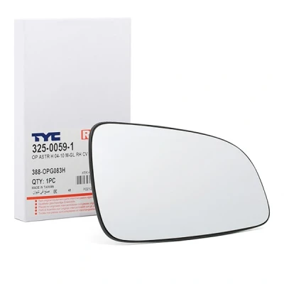 Abbildung von TYC 325 0059 1 Außenspiegelglas rechts OPEL: Astra H GTC, Caravan, Hatchback