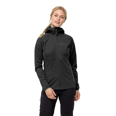 Abbildung von Jack Wolfskin GO HIKE Softshelljacke, Damen, Größe: Large, Black