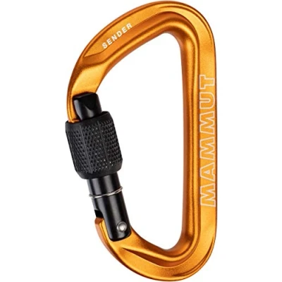 Abbildung von Mammut Mosqueton Sender Screwgate Karabiner, Gold, Einheitsgröße