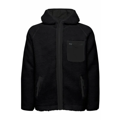 Abbildung von Indicode Jeans Idtrod Fleecejacke, Herren, Größe: Large, Black