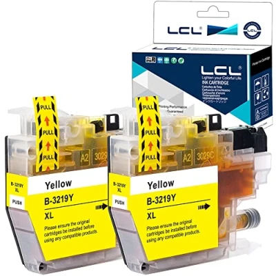Abbildung von LCL LC 3219 LC3219 3219XL LC3219XL 3219XLY LC3219XLY Tintenpatrone Kompatibel zu Brother MFC J5330DW J5730DW J5335DW J5930DW J6530DW J6935DW J6930DW (2 Gelb)