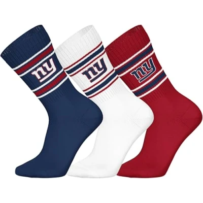 Abbildung von NEW YORK GIANTS 3pk Crew Socks DBL/WHT/RED 35/38