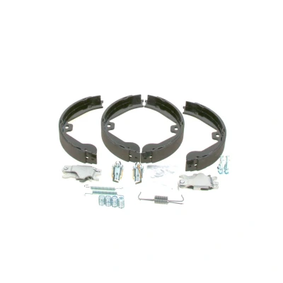 Abbildung von BOSCH 0 204 113 829 Handbremsbeläge mit Zubehör MERCEDES BENZ: ML Class, GL, R VOLKSWAGEN: Touareg I, LAND ROVER: Range Rover 3