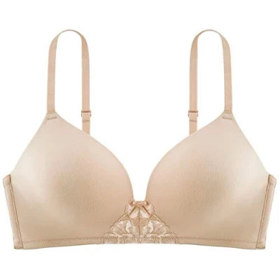 Abbildung von Dorina Damen Bügelloser Soft BH MICHELLE D17196A, Einfarbig, Gr. 70B, Beige (Nude B60)