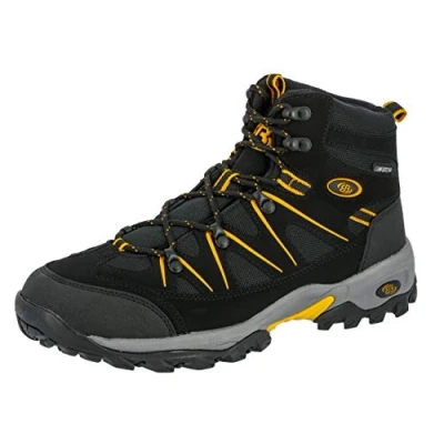 Abbildung von Brütting Herren Mount Hunter High Trekking &amp; Wanderstiefel, Schwarz Gelb, 46 EU
