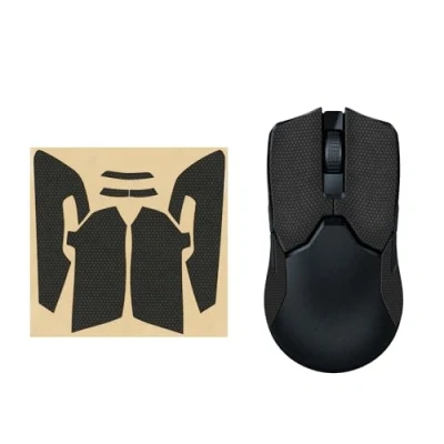 Abbildung von kwmobile Gaming Maus Grip Tape kompatibel mit Razer Viper 8k HZ Rutschfestes Griffband für PC Schwarz