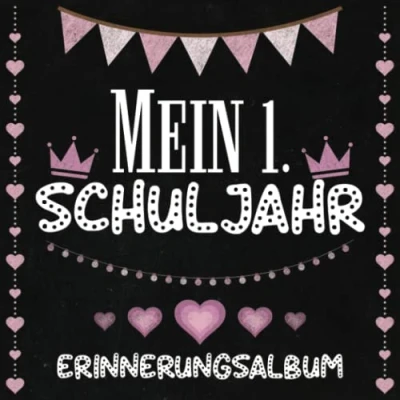 Abbildung von Mein 1. Schuljahr Erinnerungsalbum: Wunderschönes Freundebuch Grundschule Füllung Für Zuckertüte Mädchen in der Klasse