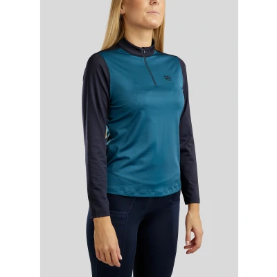 Abbildung von Rebel Poloshirt Block Colored Lange Ärmel Navy
