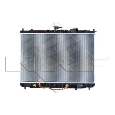 Abbildung von NRF 59043 Kühler, Motorkühlung Aluminium 664 430 26 Kühlrippen gelötet