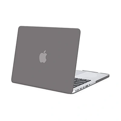 Abbildung von MOSISO Hülle Kompatibel mit MacBook Pro 13 Zoll 2015 2014 2013 2012 A1502 A1425 Ältere Version Retina Display, Schützende Plastik Hartschale Case Cover, Grau
