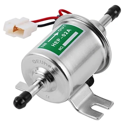 Abbildung von Universal Kraftstoffpumpe Elektrisch 12V HEP 02A Benzinpumpe Dieselpumpe Niederdruck Öl Diesel Baumaschine Transferpumpe Fuel Pump für Boot Auto Fahrzeug