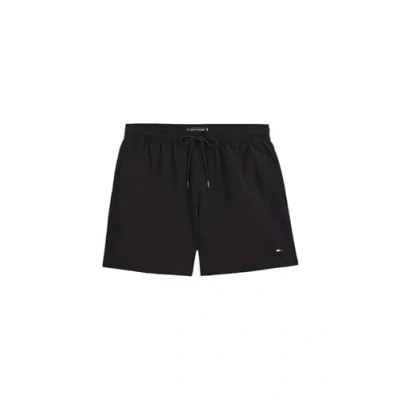 Abbildung von Tommy Hilfiger Essential MID Length SWIM Badeshorts, Herren, Größe: Large, Black