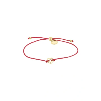 Abbildung von Liebeskind Berlin Armband LJ 1071 B 20 Edelstahl IP gold rot