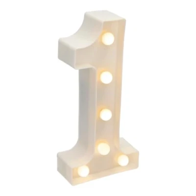 Abbildung von JANDEI Warmes Licht LED Zahlen und Buchstaben für Dekoration Atmosphäre, leuchtendes Herz, Nachtlichter, Geburtstage, Hochzeiten, Schaufenster. Sie funktionieren mit AA Batterien (1)