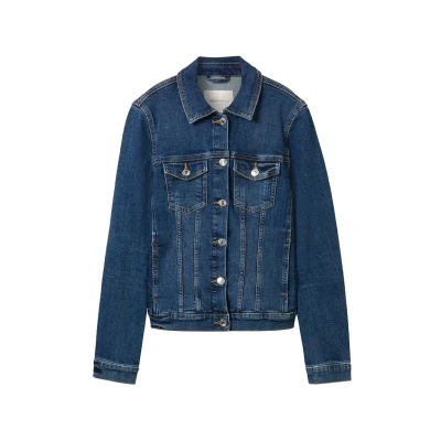 Abbildung von TOM Tailor Regular FIT MIT Rinsed Design Jeansjacke blau2, Damen, Größe: XS, Blau 2