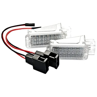 Abbildung von 2X LED Module Fußraumbeleuchtung weiß Blau rot SMD Modul Fußraum Set 12 (blau)
