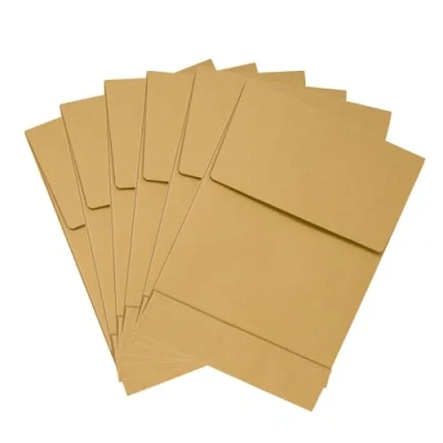 Abbildung von Emerson 25 Versandtaschen DIN B5 Braun 176 x 250 mm 120g Geschäfts Briefumschläge gerade Klappe Haftklebung ohne Fenster Umschläge Großbrief Format Briefkuverts groß Papier