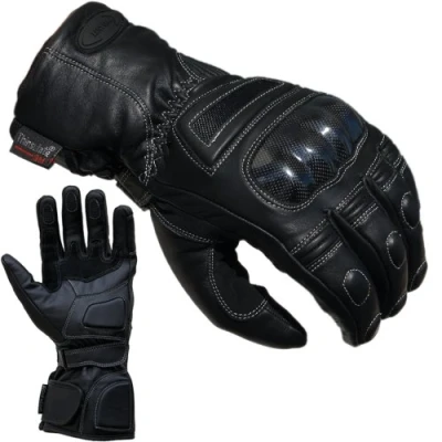 Abbildung von PROANTI Motorradhandschuhe Leder Regen Winter Motorrad Handschuhe XXL