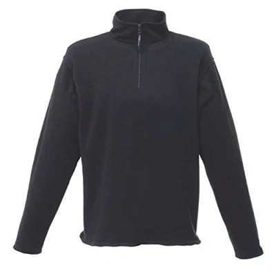 Abbildung von Regatta Herren Micro Zip Fleecejacke mit Nackenkragen, grau, TRF549