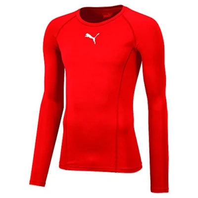 Abbildung von PUMA Kinder Liga Baselayer Tee LS Jr Shirt, rot (Puma Red), 140