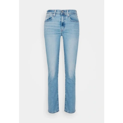 Abbildung von Levi&#039;s 724 HIGH RISE Straight Chicory Coffee Jeans Leg Blue wave light indigo, Damen, Größe: 25x30, indigo