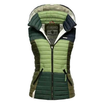 Abbildung von Navahoo Shadaa Weste, Damen, Größe: XS, Multicolour green forrest