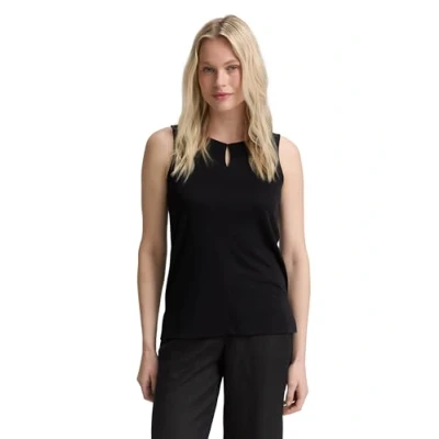 Abbildung von TOM TAILOR Damen 1046432 Top, 14482 Deep Black, L