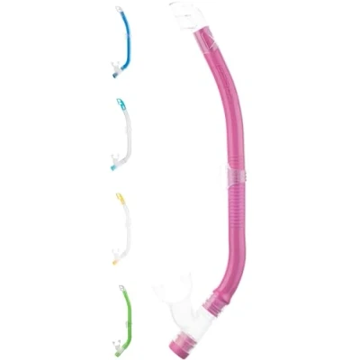 Abbildung von Cressi Top Snorkel Unisex Youth Minidry Schnorchelröhre für Kinder und Jugendliche Einheitsgröße
