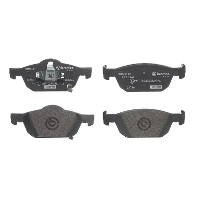 Abbildung von BREMBO P 28 044X Bremsbelagsatz mit akustischer Verschleißwarnung ohne Zubehör HONDA: ACCORD 8 Kombi,