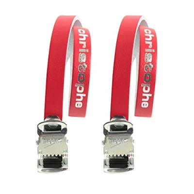 Abbildung von Zéfal Zefal Unisex Erwachsene Pedalriemen 2701800900 Pedalriemen, rot, 10x2x2cm