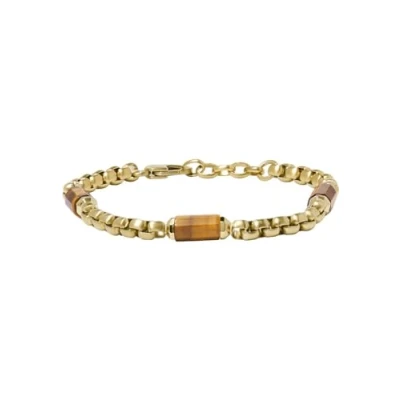 Abbildung von Fossil Jewelry Bracelet Armband goldcoloured, Herren, Größe: One Size, Gold coloured