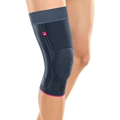Abbildung von medi Genumedi Kniebandage Extraweit Größe: 7 Mit Haftband Farbe: Silber Zur Stabilisierung des Kniegelenks