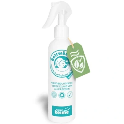 Abbildung von Milben Spray Bettwäsche Sensitiv 100% Giftfreie Allergenreduzierung durch Mikroorganismen 6 Monate Bekämpfung von Hausstaubmilben Allergie ohne Pestizide und Parfüme