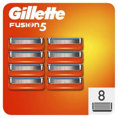Abbildung von Gillette Fusion 5 Rasierklingen mit Trimmer für Präzision und Gleitbeschichtung, 8 Ersatzklingen