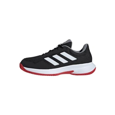 Abbildung von adidas Unisex Court Spec 2 Tennis Shoes Tennisschuhe, Core Black/Cloud White/Scarlet, 46 2/3 EU