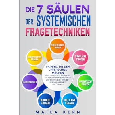 Abbildung von die 7 Säulen der Systemische Fragetechniken: Fragen, den Unterschied machen Effektive Gesprächsführung mit tiefgreifenden Techniken und praktischen Übungen für Führungskräfte Coaches.
