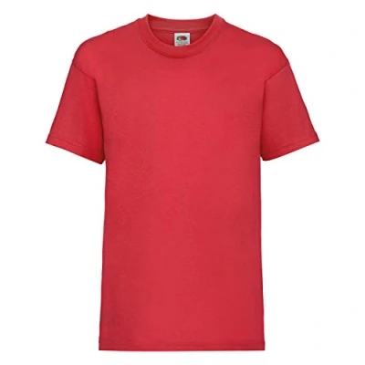 Abbildung von Fruit of the Loom Jungen T Shirt, Rot, 14 15 Jahre (164)