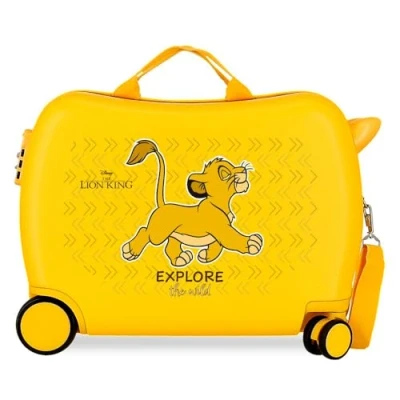 Abbildung von Disney Joumma König der Löwen Explorer, Kabinenkoffer, gelb, 33 x 50 20 cm, starr, 2 kg, l, Handgepäck, Talla única, Kinderkoffer