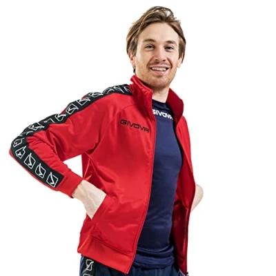 Abbildung von Givova Unisex Trikotband Tricot Band Jacke, Blau, L, Large