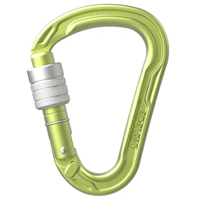 Abbildung von EDELRID Unisex Erwachsene HMS Strike Screw Carabiner, Oasis, one Size
